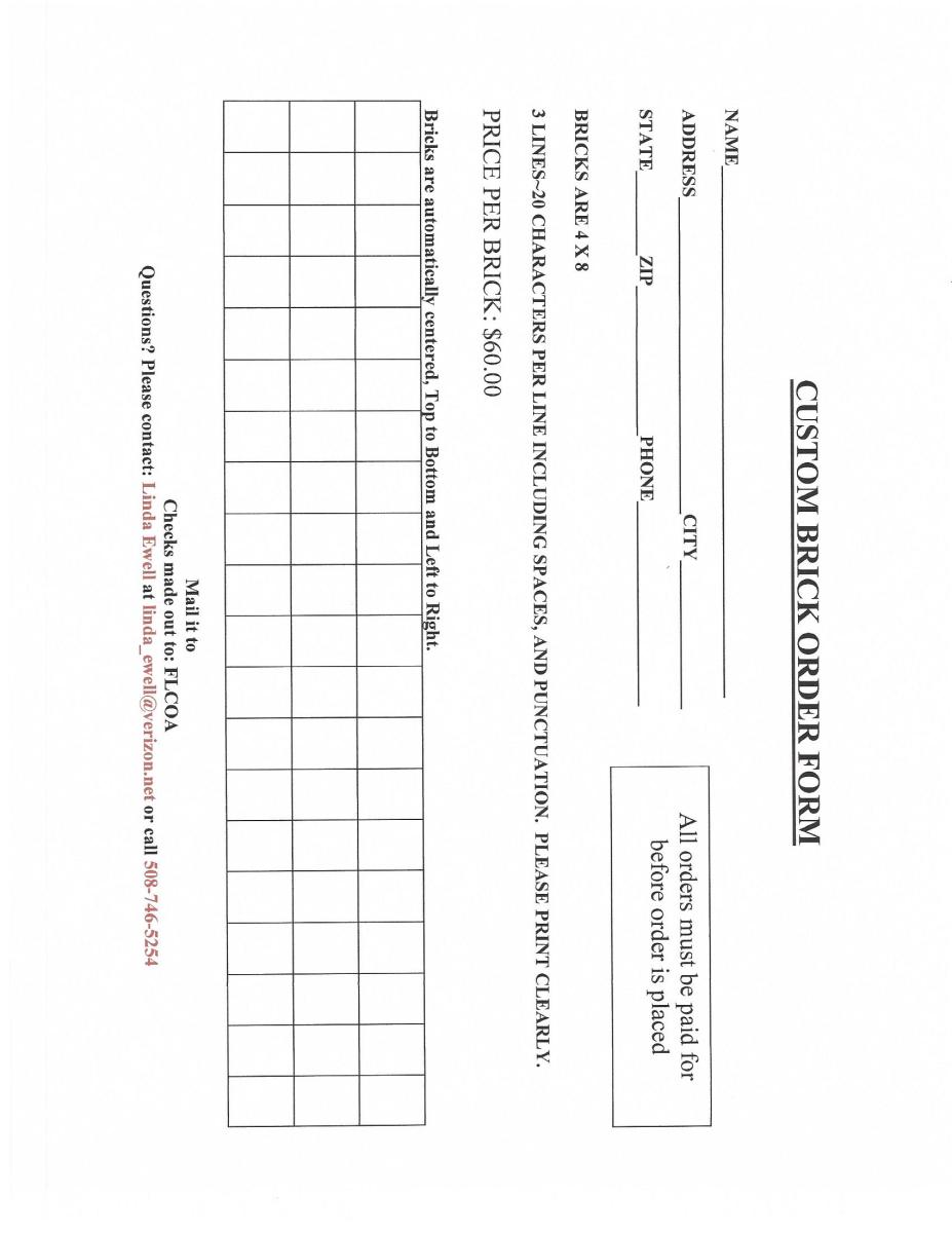 BRICKMAKER CAMPAIGN ORDER FORMS