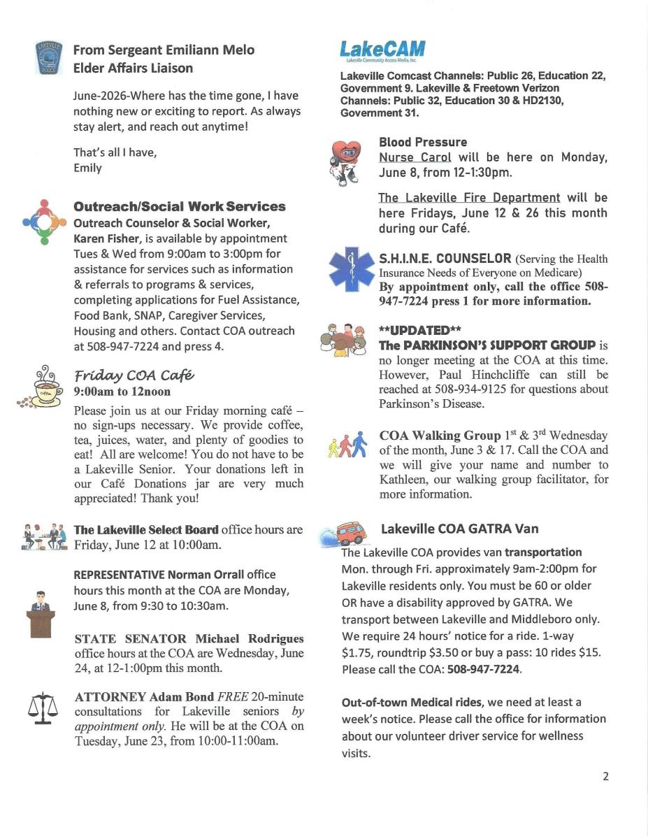 JUNE 2026 NEWSLETTER