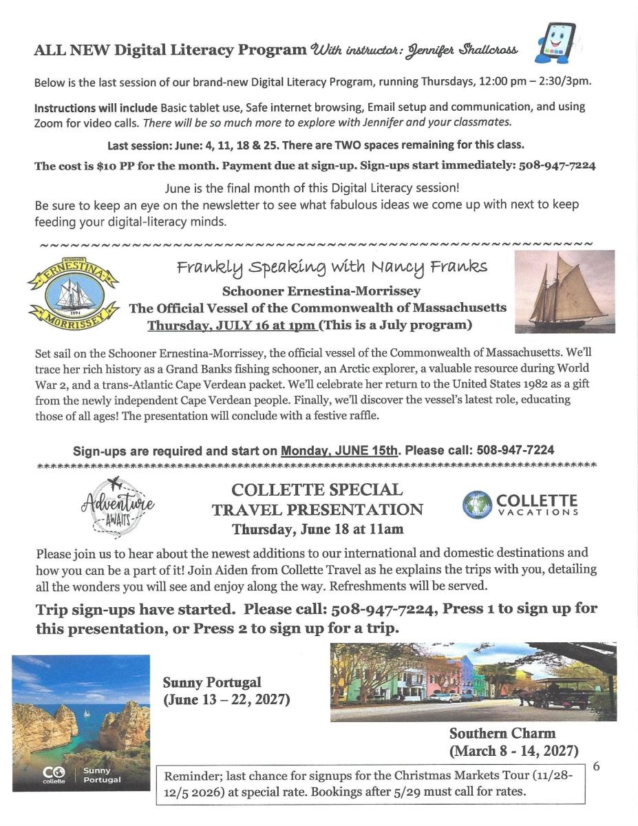 JUNE 2026 NEWSLETTER