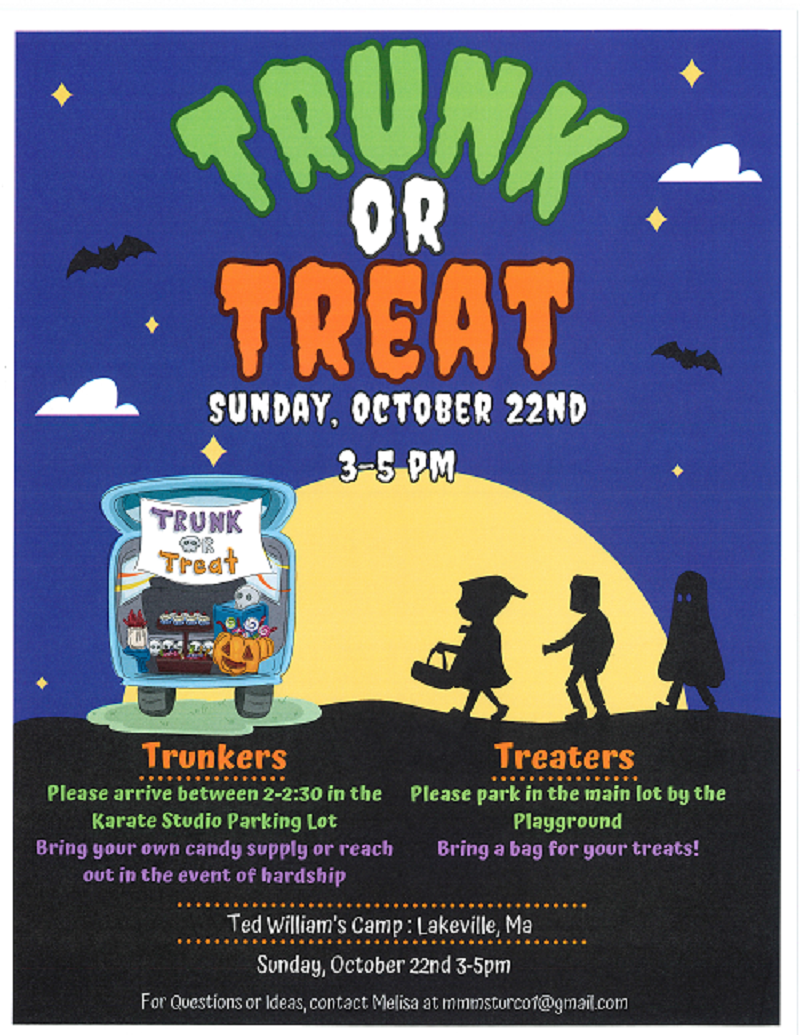 Trunk or Treat at Ted Williams Camp, October 22, 2023
