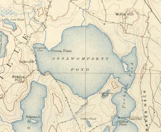 Assawompsett Pond Map