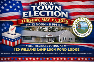Special Town Election Flier May 19