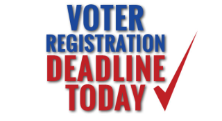 Voter Registration Deadline Today