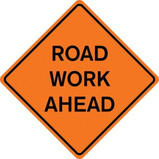 roadwork sign