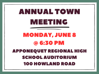 2026 Annual Town Meeting Reminder