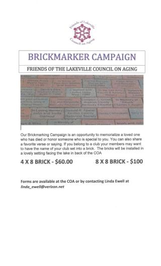BRICKMAKER CAMPAIGN ORDER FORMS