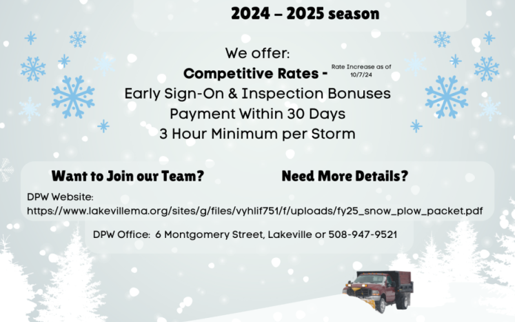 snow plow flyer
