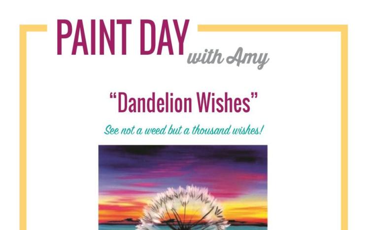 PAINT DAY WITH AMY MAY 2026