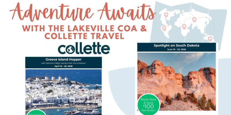 COLLETTE TRIPS 2026 - SIGN UP NOW COLLETTE TRIPS 2026 - SIGN UP NOW