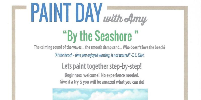PAINT DAY WITH AMY - JUNE 2024